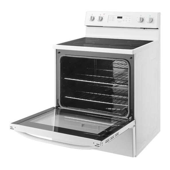 MER30B12AWWC - Genuine OEM Midea 30 in. 5.1 cu.ft White Freestanding Smoothtop Range Model